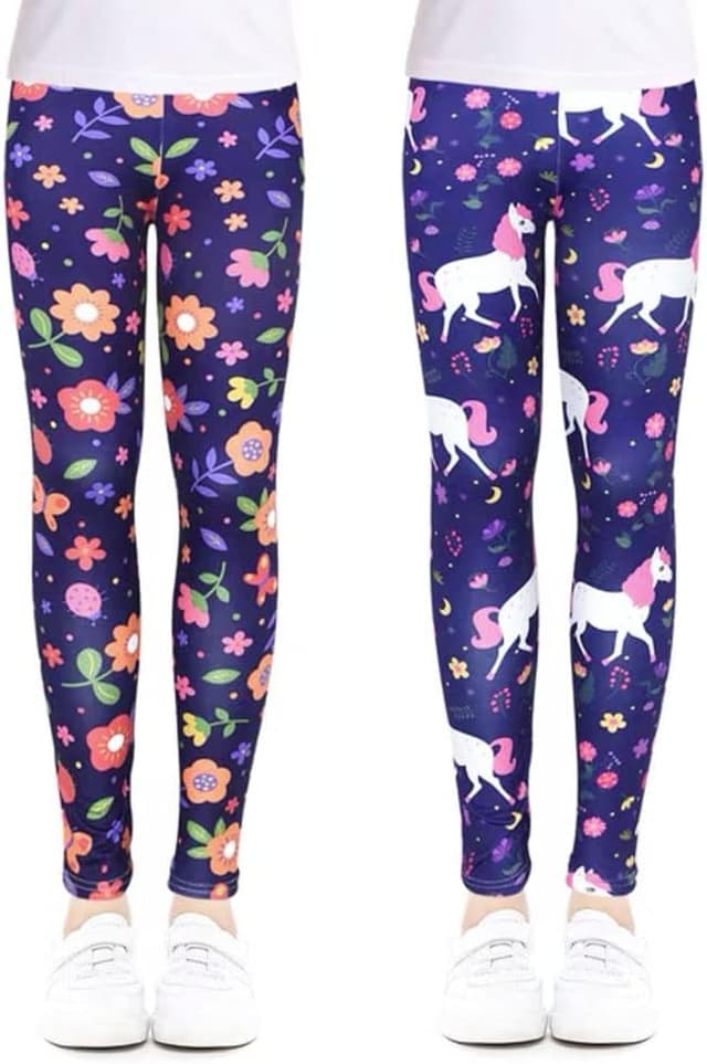 Detalle de FedMois 2er Pack Mädchen Thermo-Strumpfhose/Leggings gefüttert für den Winter