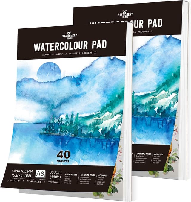 Imagen de STATIONERY ISLAND A6 Carta Acquerello 300 g/mq 📄 en OfertitasTOP