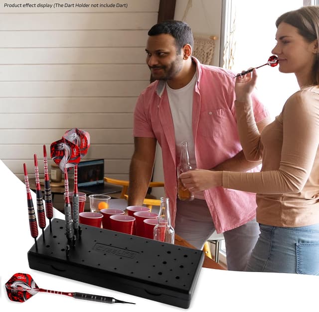 Detalle de CyeeLife Darts Station 52 Dart Display Stand with Case Dual-use