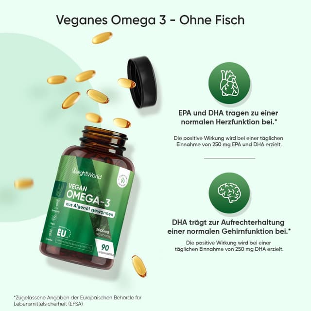Thumbnail 5 de Omega 3 Vegan 90 Kapseln 2000mg