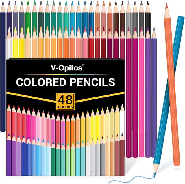 Imagen de V-Opitos Colored Pencils 48 Pack ๐จ en OfertitasTOP