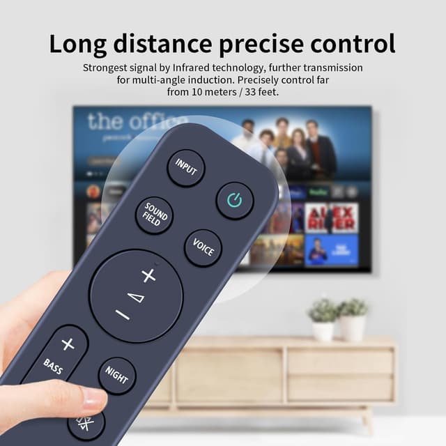 Thumbnail 6 de TCNOUMT RMT-AH513U replacement remote for Sony soundbars (plug-and-play)