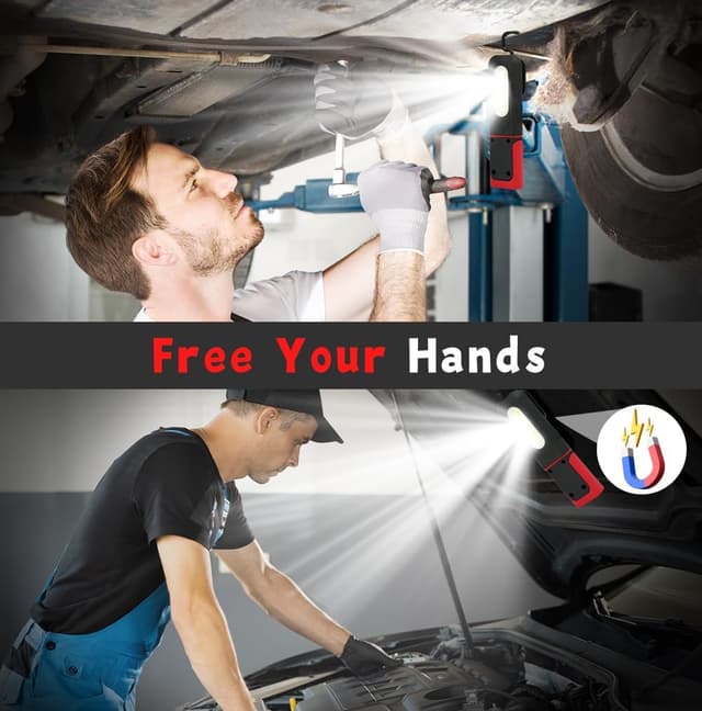 Thumbnail 6 de vsshe Lampe de Travail Rechargeable 1200mAh 🔦