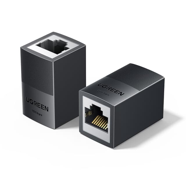 Detalle de UGREEN RJ45 Coupler 2-Pack 10Gbps