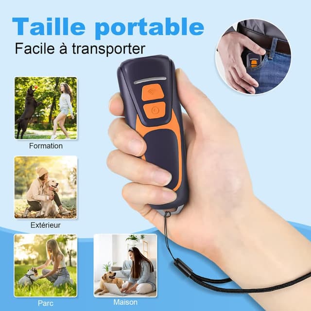 Detalle 2 de Honey Paws Anti Aboiement Chien Ultrason puissant – appareil de dissuasion à ultrasons, portée 15 m