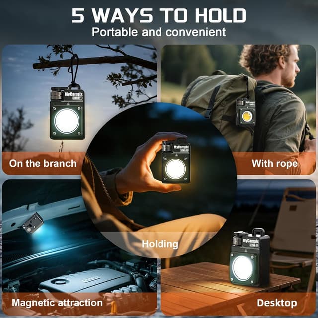 Thumbnail 5 de MyCompix Portable Camping Light 3500LM Lantern 🏕