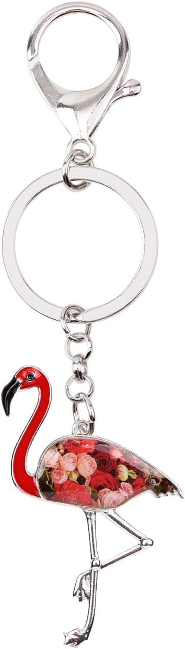 Thumbnail 4 de RAIDIN Porte-clés Flamant Rose Émaillé