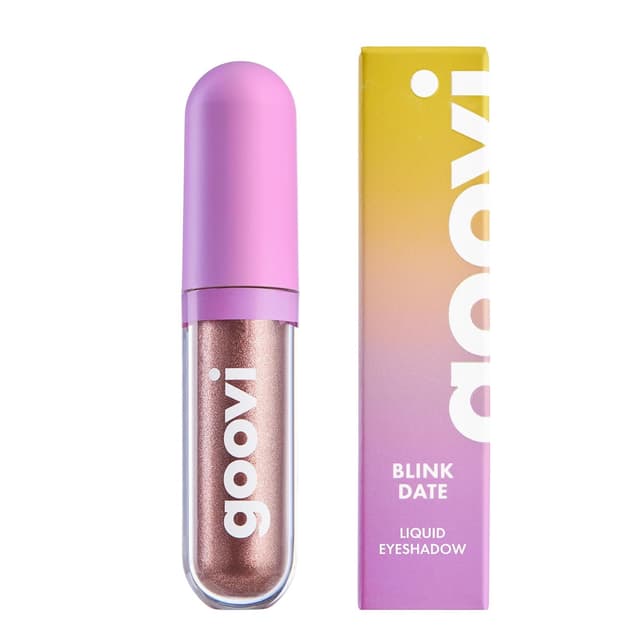 Detalle de GOOVI Blink Date Liquid Eyeshadow – strahlender Mousse-Lidschatten mit 3D-Glanz, 4,5 ml