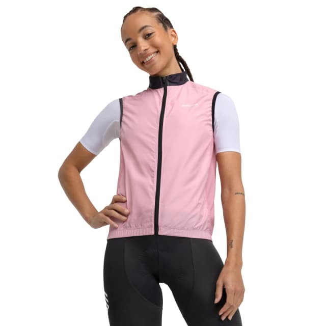 Detalle de Siroko Chaleco cortavientos ciclismo mujer V1-W