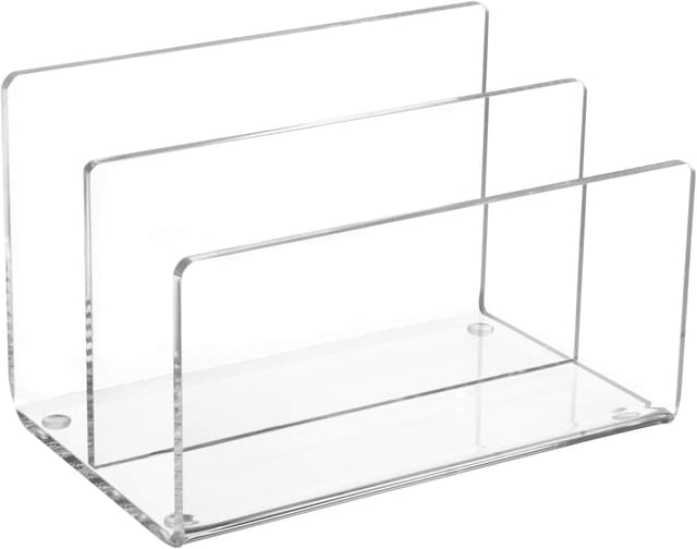 Detalle de MAUL porte-cartes en acrylique transparent avec 2 compartiments