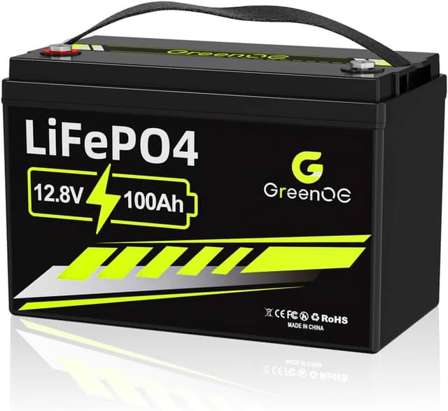 Detalle de GREENOE 12V 100Ah LiFePO4 Battery Group 31 with built-in 100A BMS (12V 100Ah)