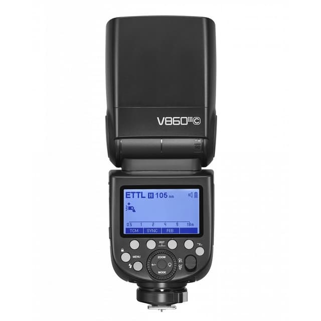 Detalle de Kit de flash Godox V860III TTL con radio Godox X para Fujifilm