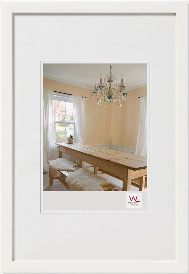 Detalle de Walther Design Marco de Fotos Polar Blanco 50x70 cm 📸