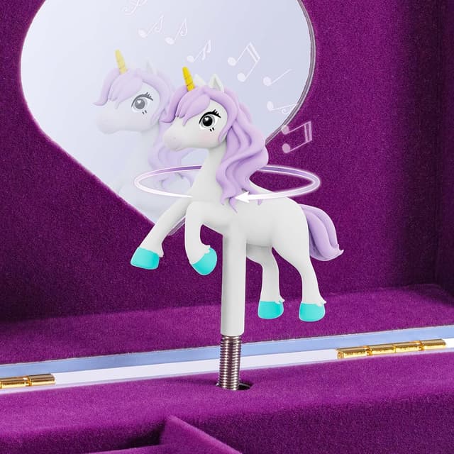 Detalle 2 de CRAZE Einhorn Schmuckkästchen für Kinder