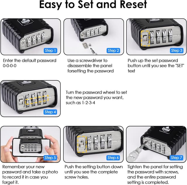 Thumbnail 5 de SharkByte Heavy Duty 52mm Padlock