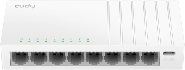 Detalle de Cudy GS108U switch Gigabit 8 porte