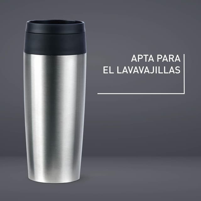 Thumbnail 3 de Taza de Viaje TEFAL Classic 0,36L ☕️ Acero Inoxidable Hermética