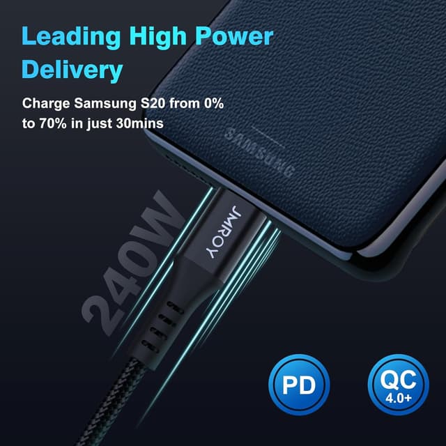 Thumbnail 5 de USB-C Kabel 2 m 240 W PD Schnellladekabel