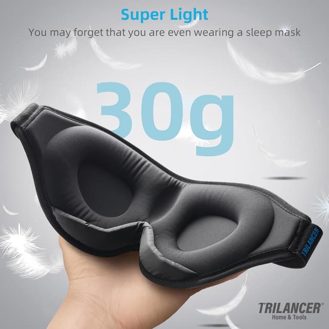 Detalle 2 de Sleep mask 99.99% light blocking