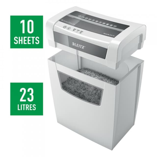 Detalle de Leitz IQ Home Office P4 destructora de papel con corte confeti (DIN P4)