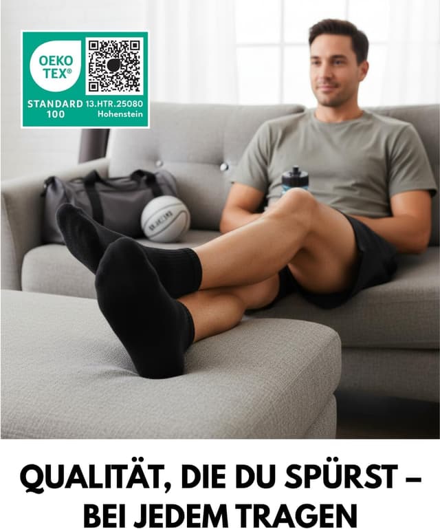 Thumbnail 6 de Sockenkauf24 10 Paar kurze Sportsocken Quarter & Tennissocken – atmungsaktive Baumwolle