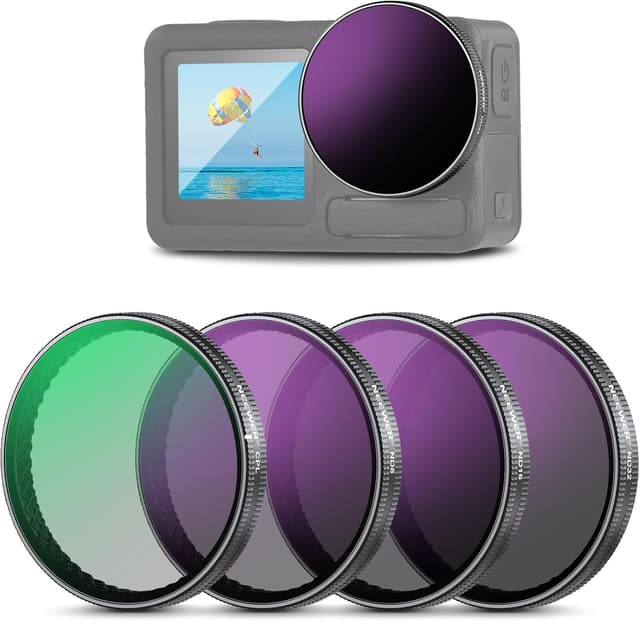 Detalle de NEEWER Snap On ND Filter Set für Osmo Action