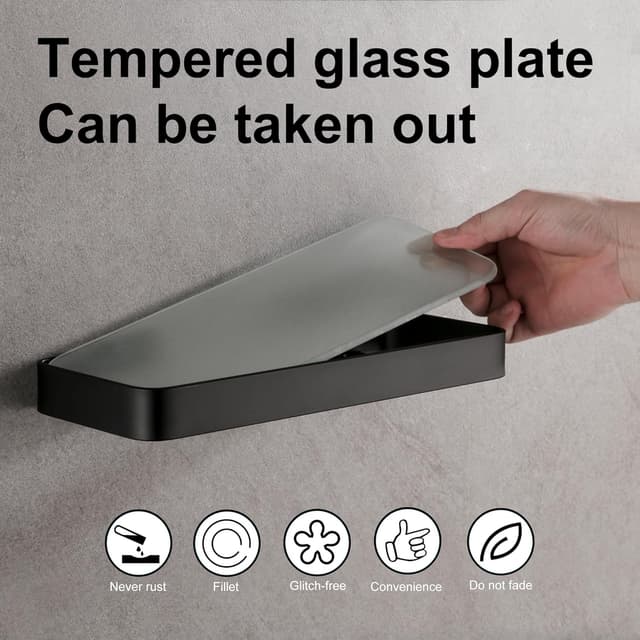 Detalle 2 de DUFU Mensola Adesiva 30 cm per Bagno