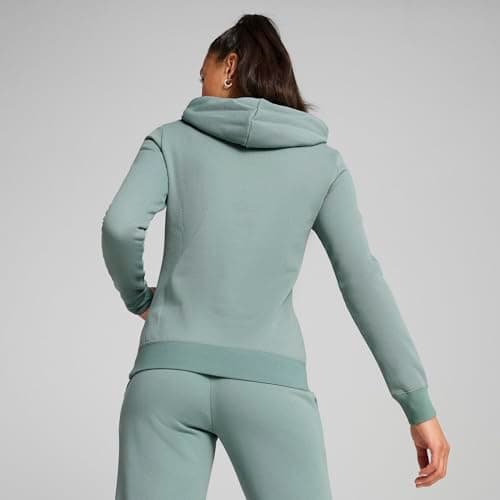 Thumbnail 3 de Puma ESS No. 1 Logo Hoodie Green Moon, talla S
