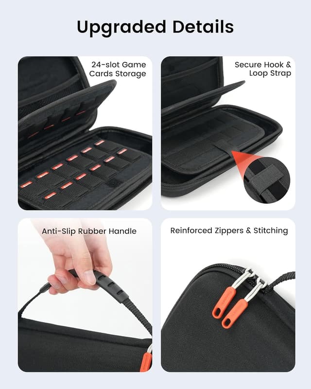 Thumbnail 4 de TRANSNOVO Protective Carrying Case for Nintendo Switch 2, 16-in-1 kit