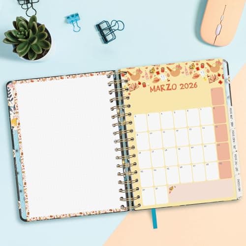 Thumbnail 12 de Finocam Agenda Vitae 16 meses 2025–2026 negra 📒