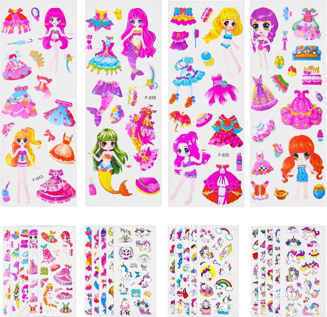 Imagen de Vicloon Pegatinas 3D para niños 24 hojas en OfertitasTOP