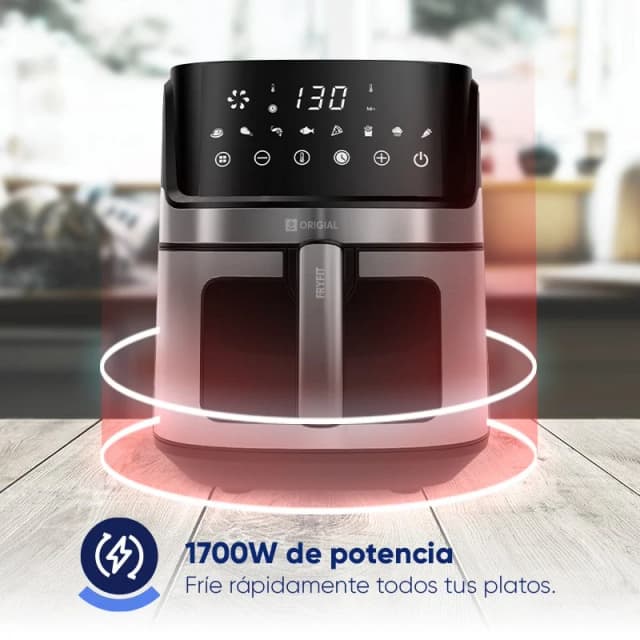 Thumbnail 2 de Origial FRYFIT 6.5L Freidora de aire con ventana 1700W 🍳