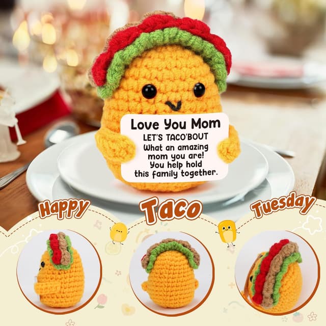 Thumbnail 5 de Funny Crochet Taco Mom Gift 1pc