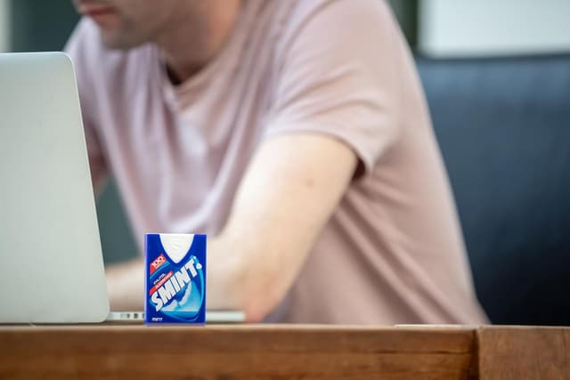 Detalle de Smint Tabs Menta 💎 Caramelo Sin Azúcar 12x8g