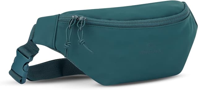 Detalle de Johnny Urban Riley marsupio unisex blu impermeabile con cintura regolabile