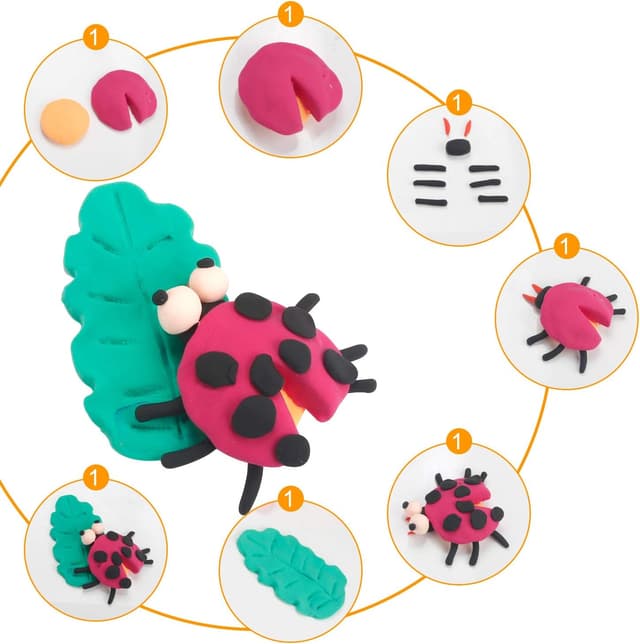 Thumbnail 3 de iFergoo Air Dry Clay 50 Colours