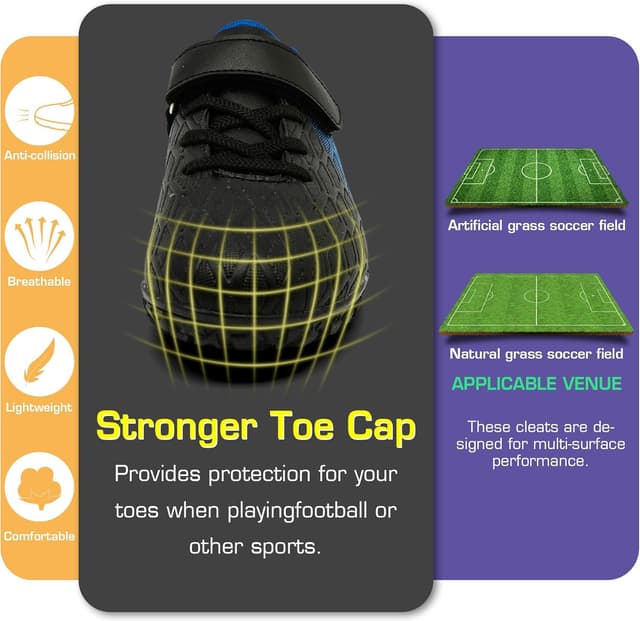 Detalle 1 de PiDaGlobal firm ground football boots