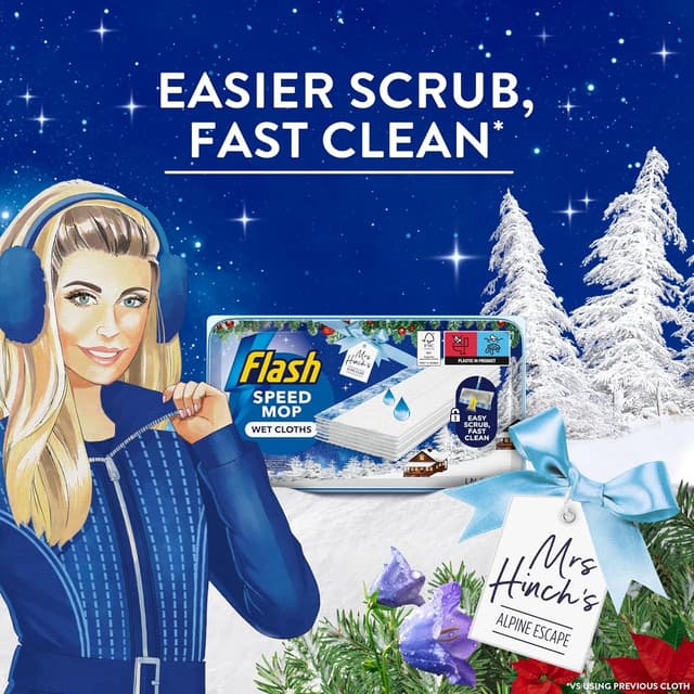 Thumbnail 2 de Flash Speedmop Alpine Escape 96 wet cloths 🧽