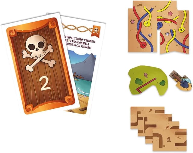 Detalle 2 de Clementoni Escape Game Junior Insel der Piraten