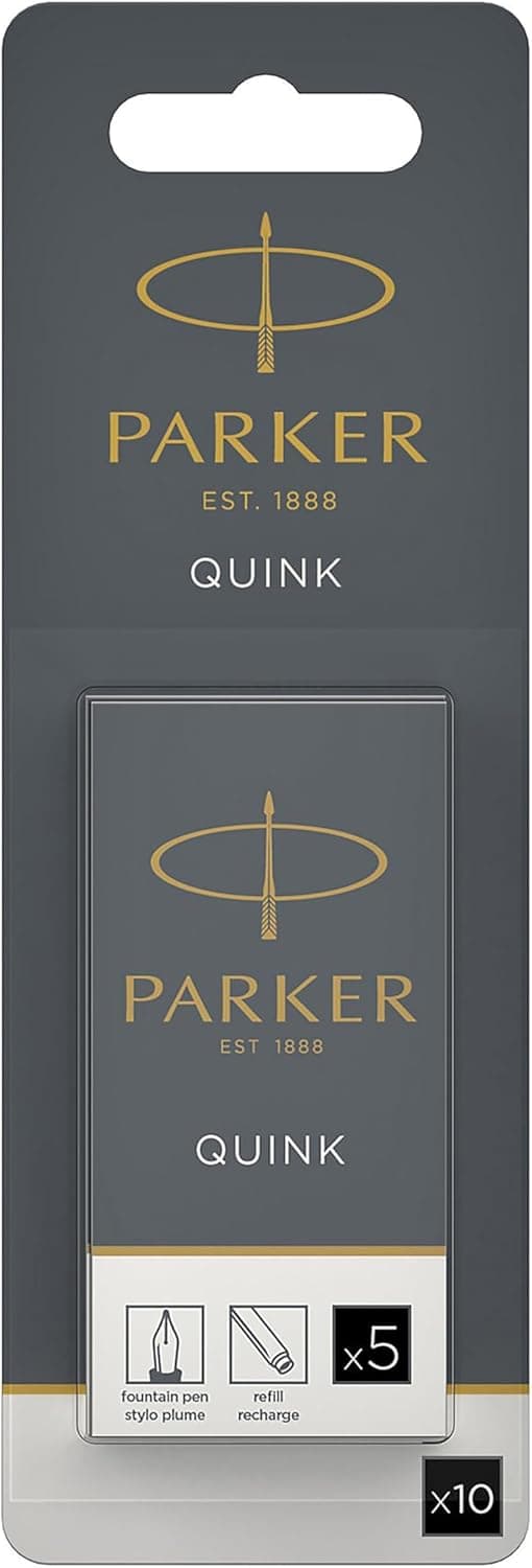 Detalle de Parker long ink refill cartridges, 10 pack