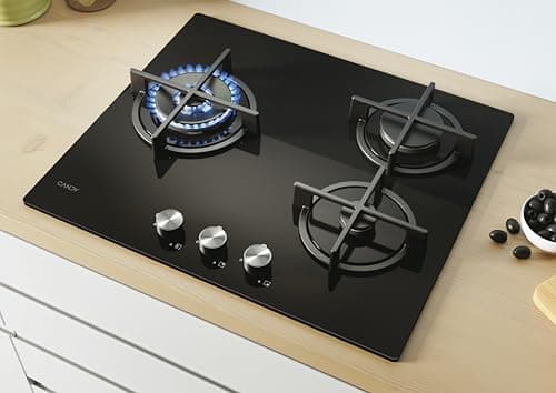 Thumbnail 1 de Candy Moderna CSG63B4PB Placa Gas 60cm 3 Fuegos Negro 🍳