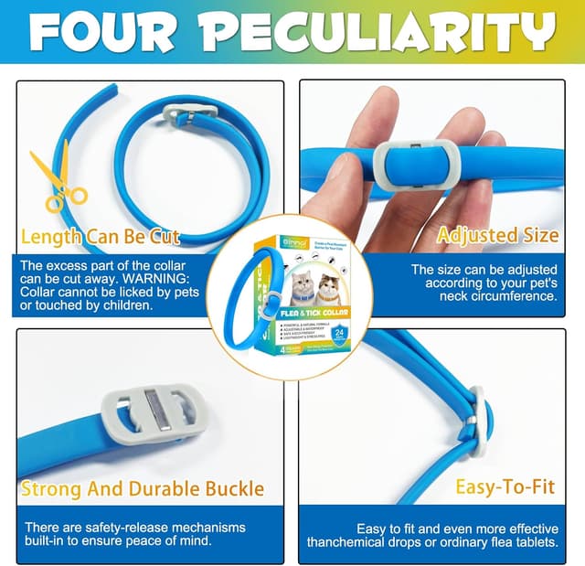 Thumbnail 5 de Collar antipulgas y garrapatas para Gatos 24 meses