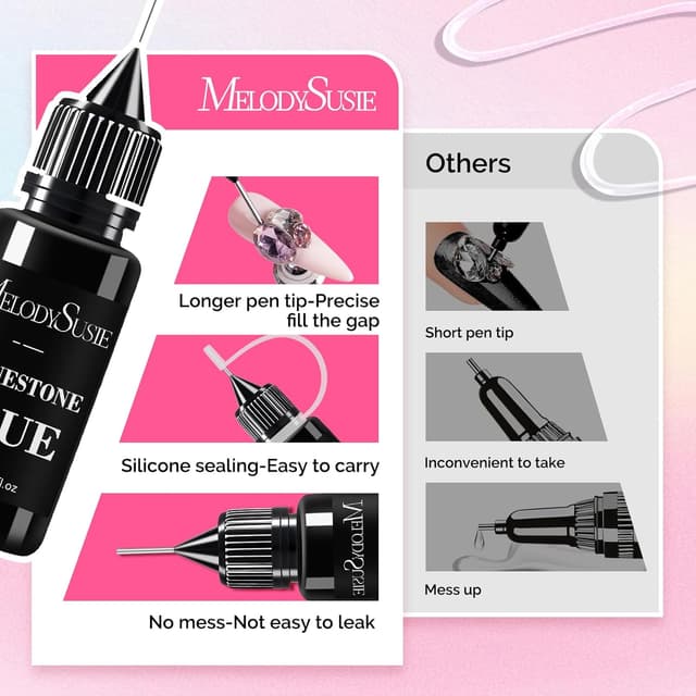 Thumbnail 3 de MelodySusie Nail Rhinestone Glue 24ml
