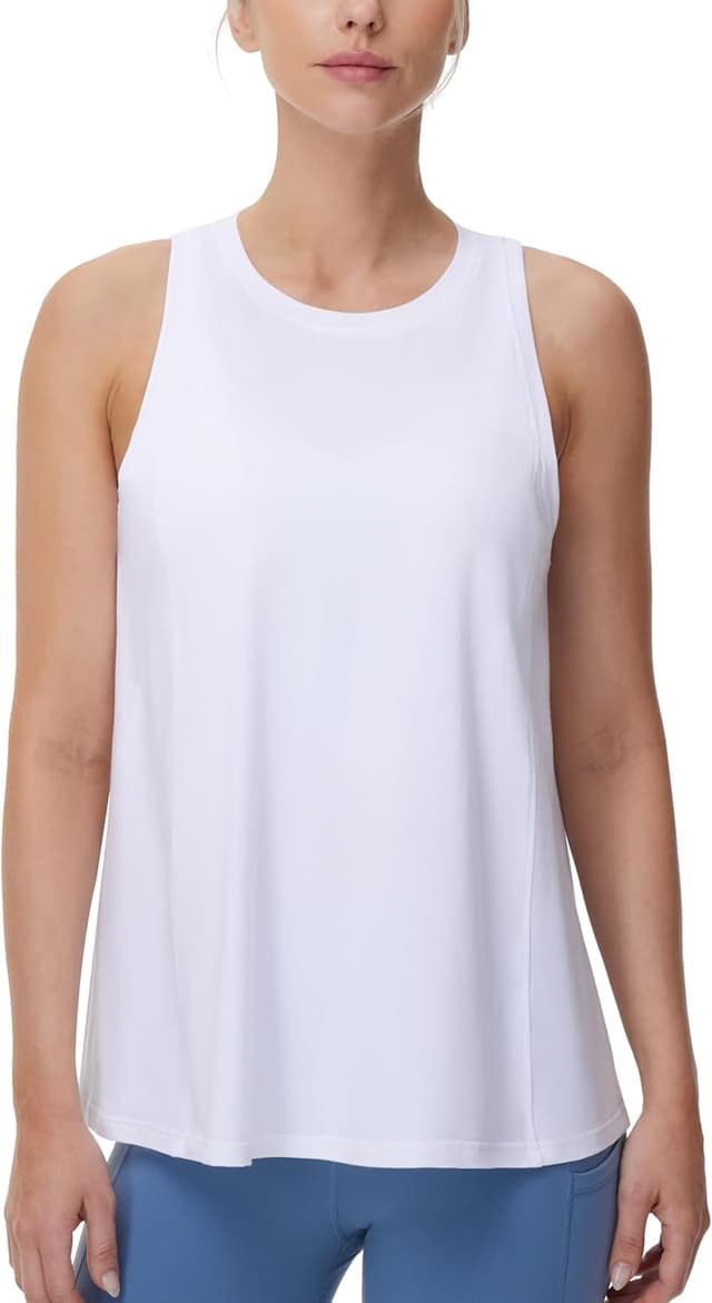 Detalle de THE GYM PEOPLE Débardeur de course à pied sans manches pour femme