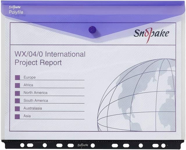 Thumbnail 6 de Snopake A4 High Capacity Polyfile RingBinder