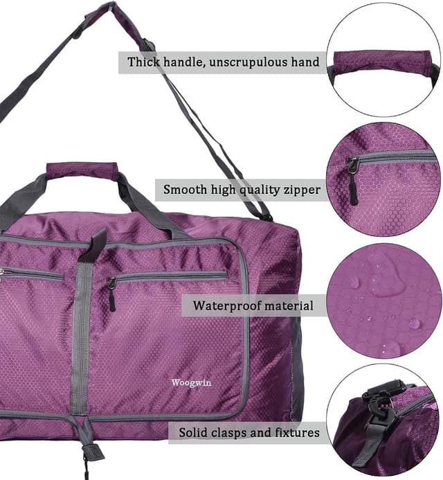 Thumbnail 3 de ehsbuy 60L Foldable Travel Duffle Bag