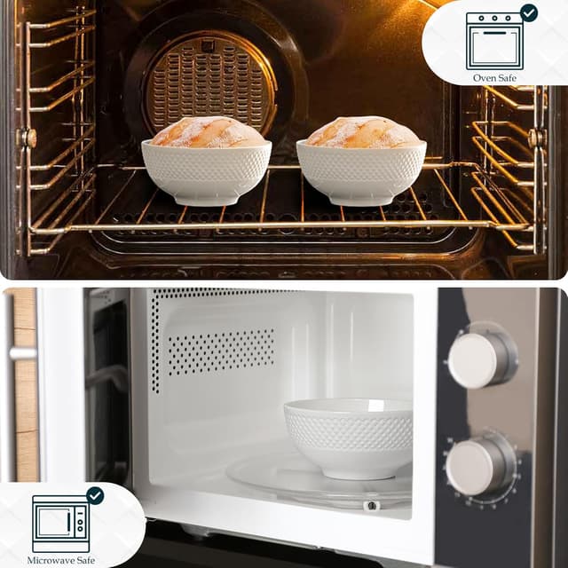 Thumbnail 6 de NUTRIUPS 700ml ceramic cereal bowls set 4pcs 🥣