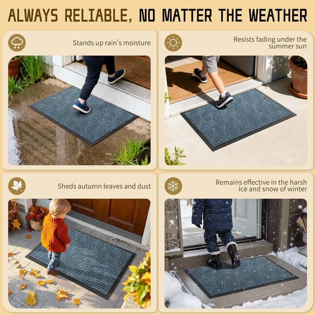 Thumbnail 4 de Yimobra Outdoor Mat 29.5x17 Waterproof Welcome Mat 🏠