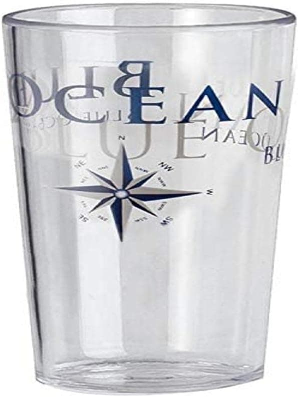 Detalle de Brunner FRA550635 : lot de 2 verres à boisson 400 ml en SAN Blue-Ocean