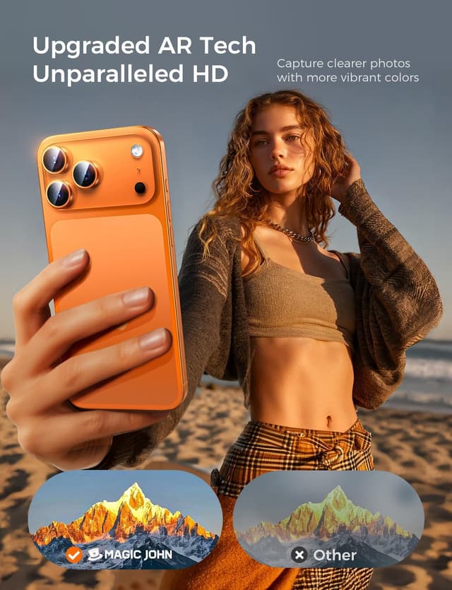 Thumbnail 3 de MAGIC JOHN iPhone 17 Pro Max Lens Protector 9H